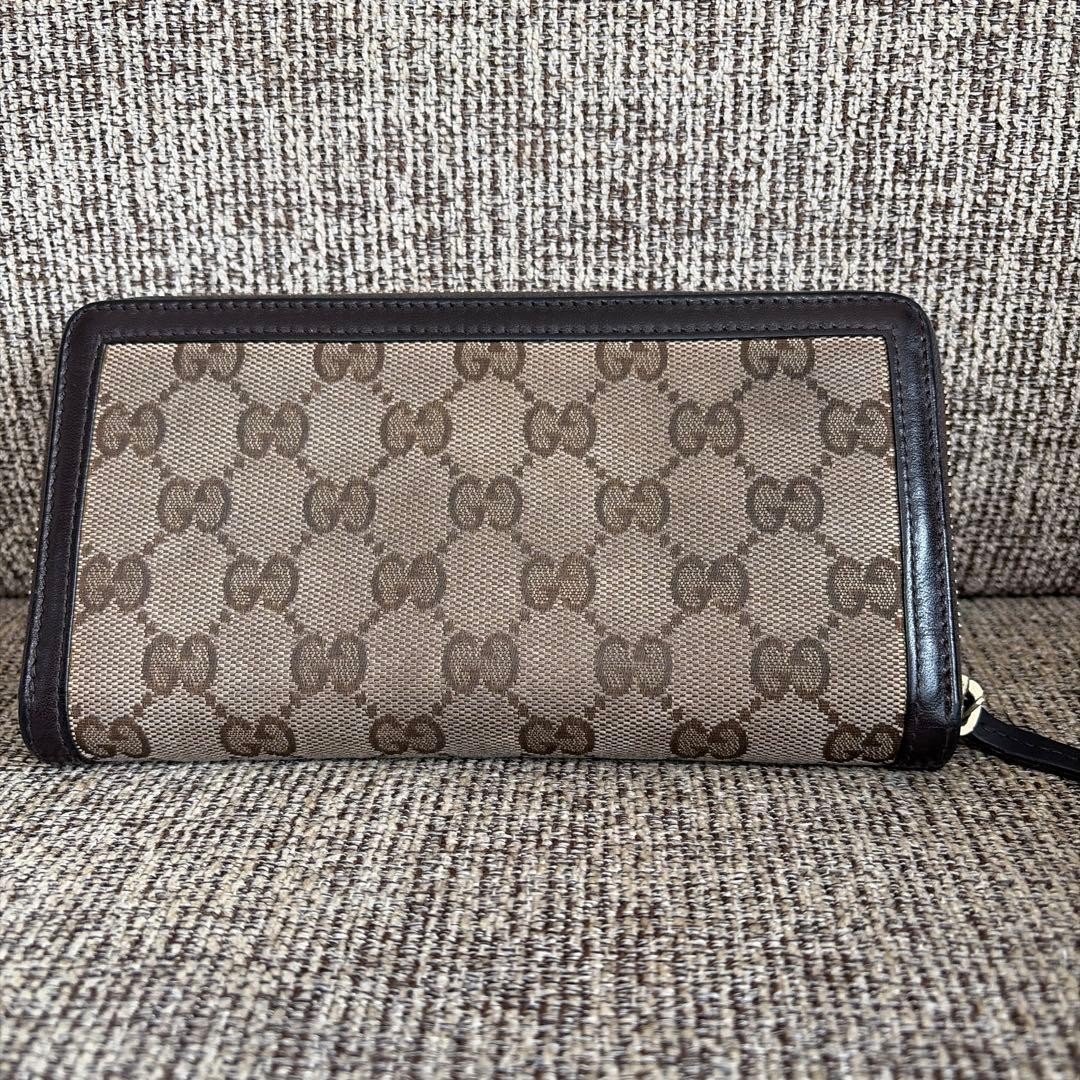 GUCCI Interlocking GG Pattern Canvas Long Wallet … - image 3