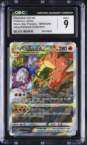 CGC 9 MINT Charizard VSTAR SWSH262 PROMO Ultra-Premium UPC Pokemon Card