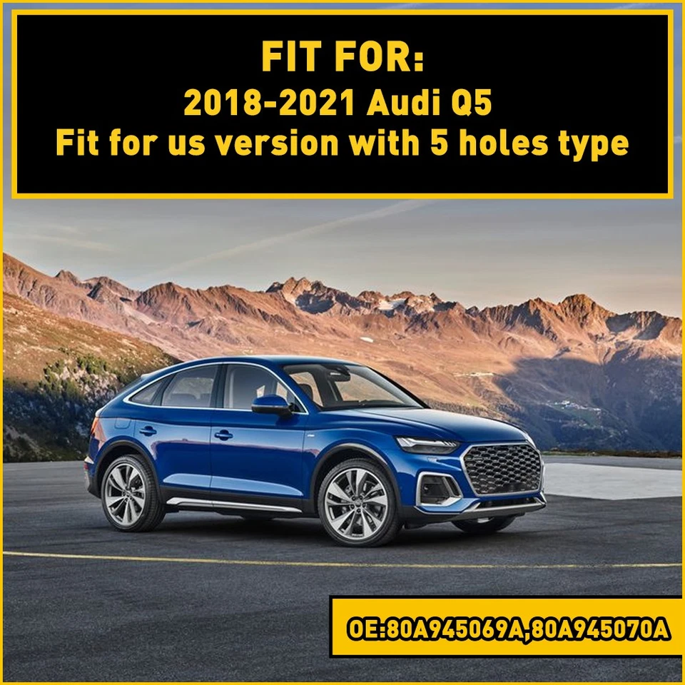 Luz de freno trasera reflectora LED de 2 piezas para Audi Q5 OXILAM 2018-2021 Foto 3 de 4