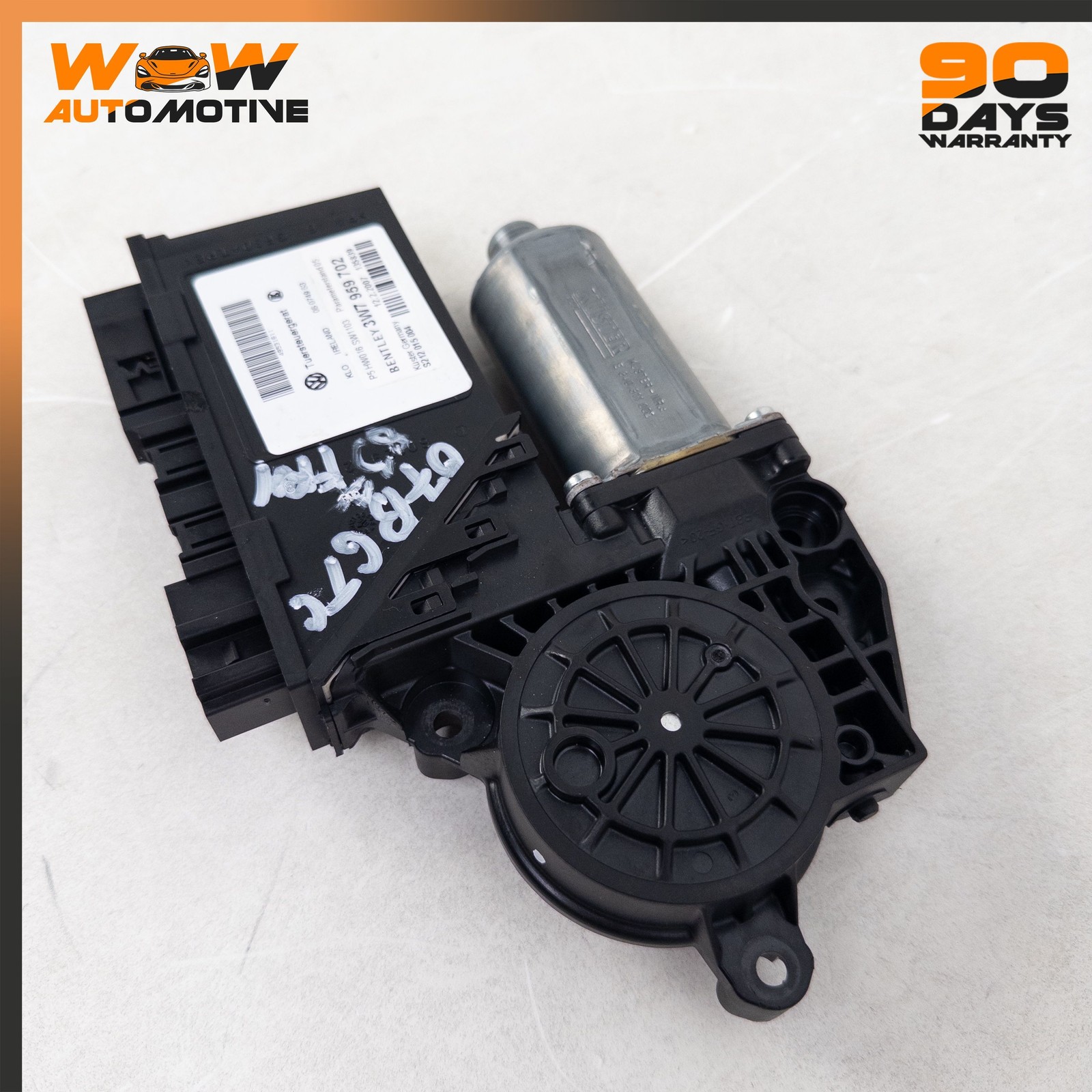 07-13 BENTLEY CONTINENTAL GTC FRONT RIGHT DOOR WINDOW REGULATOR MOTOR OEM