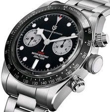 🔝 Pagani Design 1718 Chrono VK64 Panda Zaffiro Stile Blackbay Beckham orologio