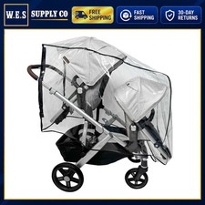 Rain Cover for UPPAbaby Vista V2 V3 Double Stroller with Rumble Seat