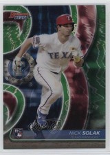 2020 Bowman's Best Green Refractor 22/99 Nick Solak #36 Rookie RC a3q