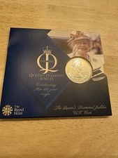 The Queens Diamond Jubilee £5 Five Pounds Coin