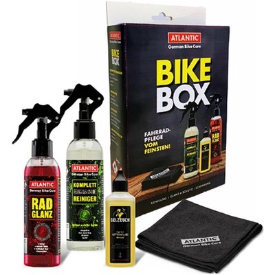 Atlantic BikeBox, Radglanz, Komplettreiniger, Oelzeuch, Tuch