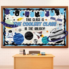 Outer Space Bulletin Board Set Galaxy Classroom Bulletin Board Decorations As...