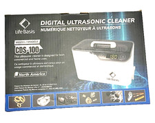 Life Basis Digital Ultrasonic Cleaner Dental Jewelry 20 oz White CDS 100 Pro