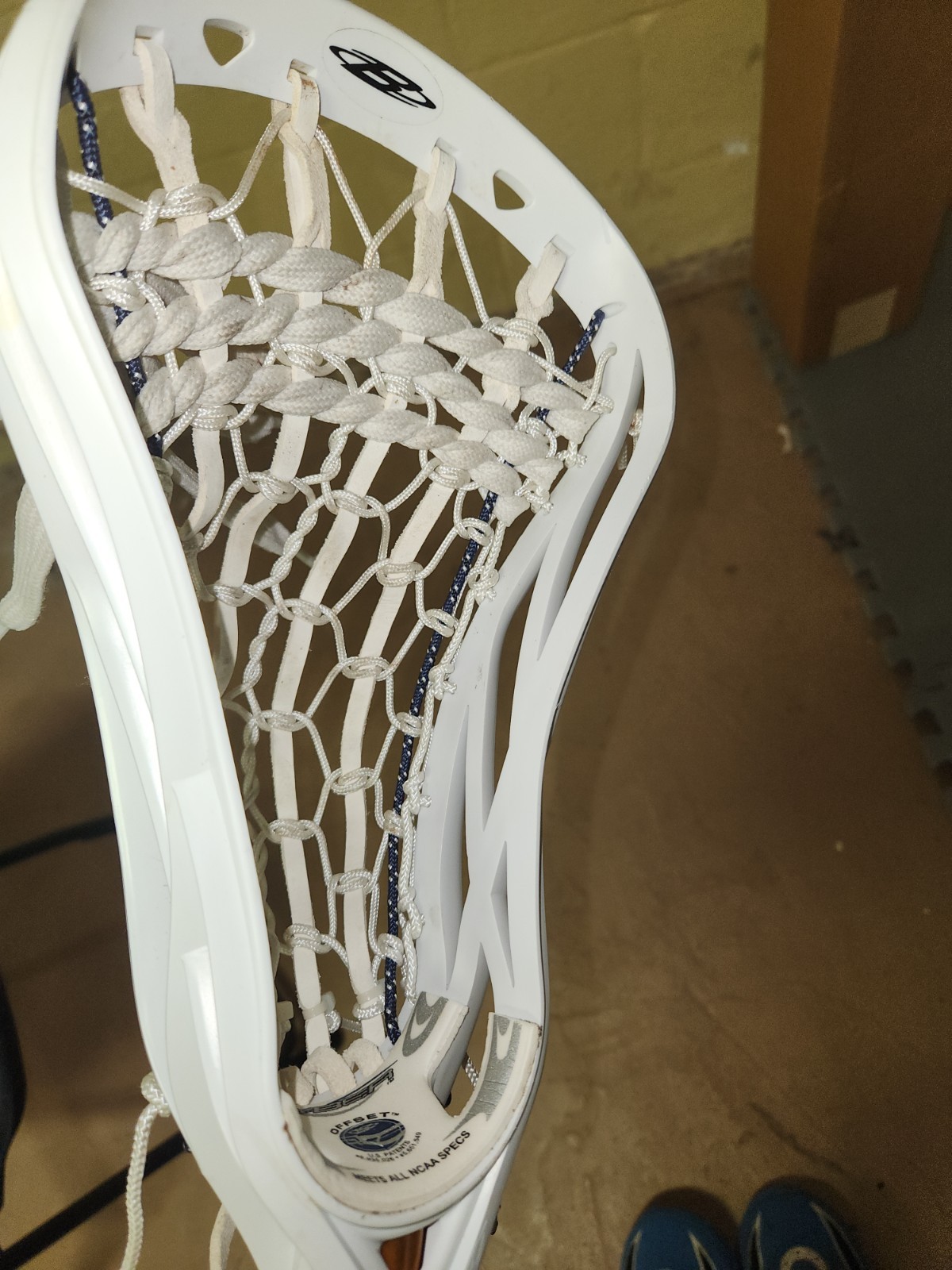 Rare Vintage Strung Brine CYBER LACROSSE HEAD SLIGHTLY USED
