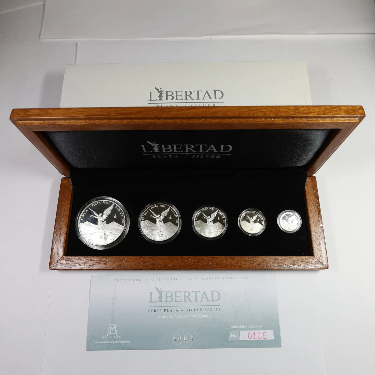 Mexican Mint Proof Mexican Libertad Silver Bullion Coins for sale