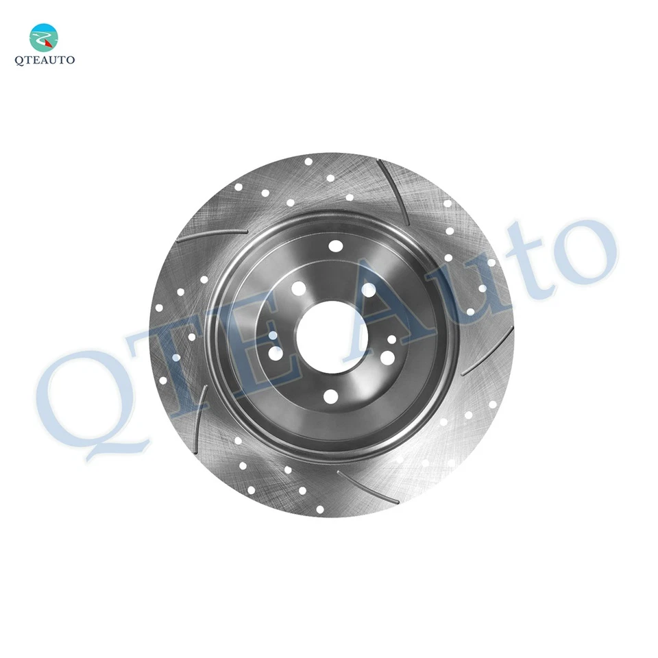 4 rotores de freno ranurados perforados traseros de 302 mm - buje de rueda para Hyundai Santa FE XL 2019 Foto 2 de 4