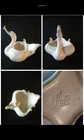 Vintage #23 White Swan 11” Planter, Matte Glaze Porcelain, Hull Pottery, 1950s