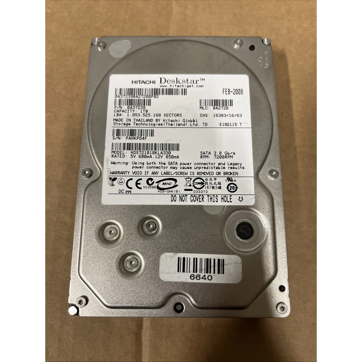 25+ Hitachi 1 TB Internal Hard Disk Drives for sale | Updated Oct 2026