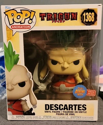 Funko Pop! Vinyl Trigun Descartes GameStop Exclusive #1368 Animation Figure