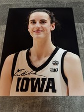 Caitlin Clark  signed  8x10 photo with COA Iowa Hawkeyes Indiana Fever WNBA