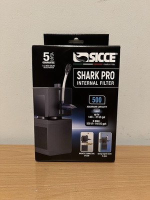 Sicce Shark Pro 500 - Internal Filter up to 37 Gal / 140 L Brand New