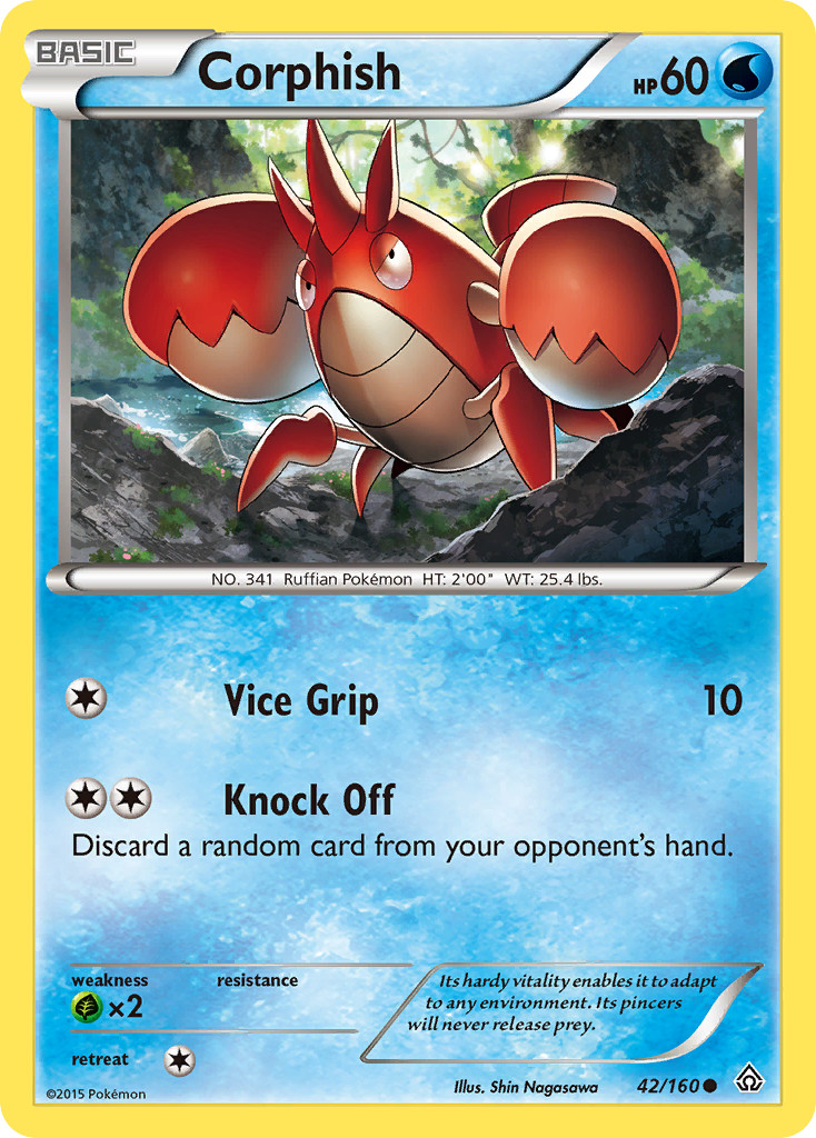 Corphish 42/160 Common Primal Clash | READ DESCRIPTION