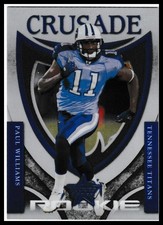 2007 Leaf Rookies & Stars Paul Williams Rookie Crusade Blue /500 Titans