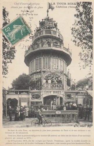 92 postcard La Tour Biret Châtillon