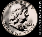 1962 Franklin Half Dollar- Silver- Choice Gem Proof- Luster- No Reserve #L7147
