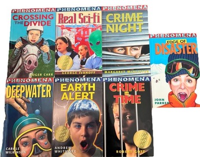 PHENOMENA Kids Books Home School Fiction & Facts Made Fun Bulk Lot x 7 Vtg 1999