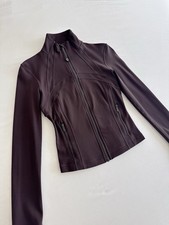 Lululemon Define Cropped Jacket Nulu Espresso Size 2