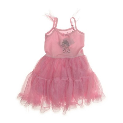 KappAhl, Kleid, Größe: 86/92, Pink, Elasthan/Polyester, Print, Mädchen #VHW