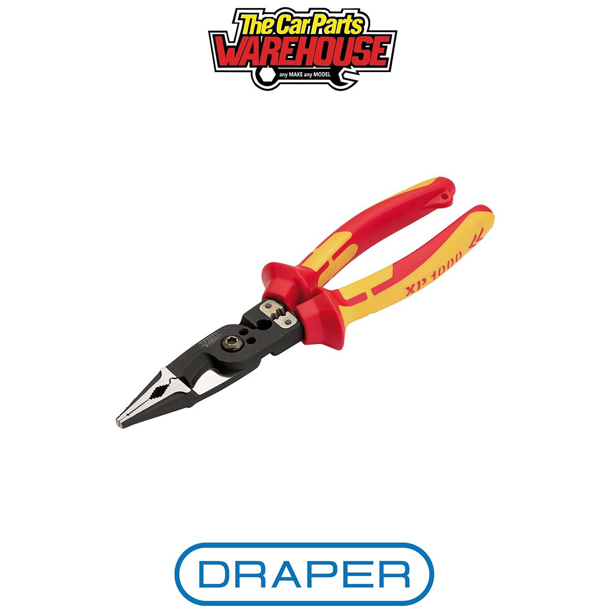 Draper 94605 XP1000 VDE Tethered 8-in-1 Electricians Pliers, 215mm - Image 2