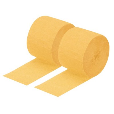 2 x currant paper for decoration 25m wide 4.5cm light orange