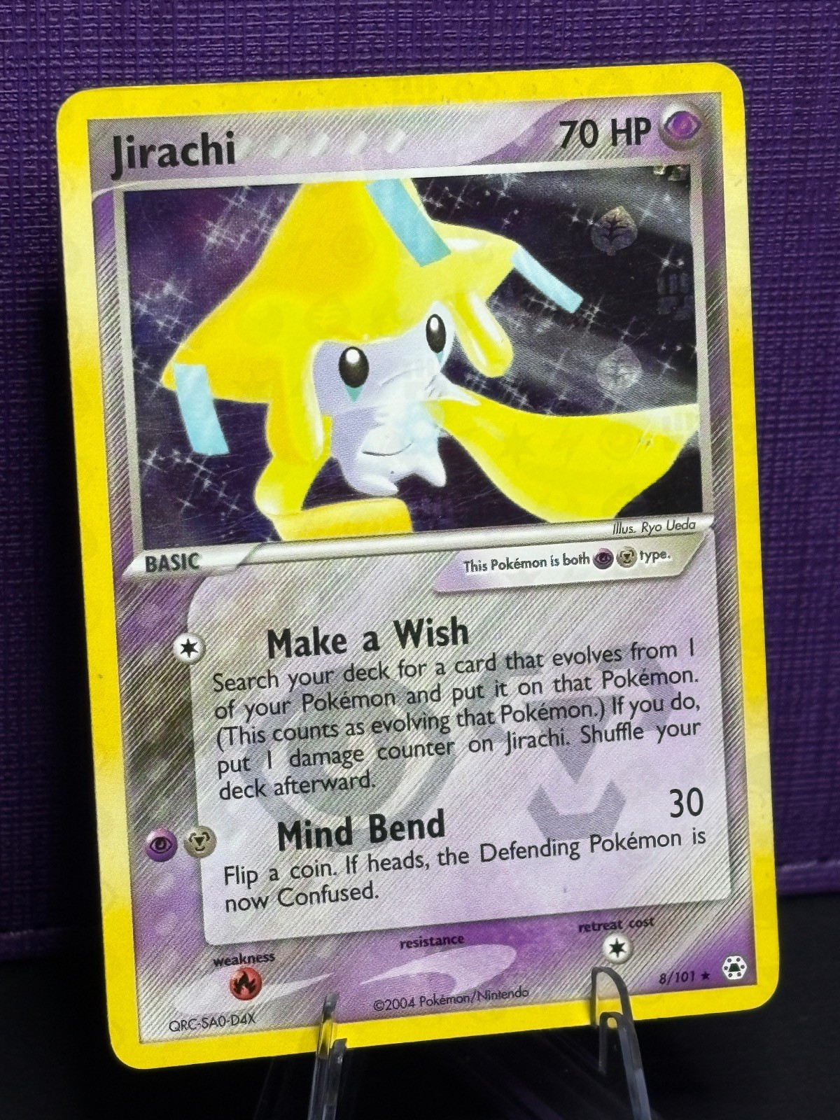 Jirachi 8/101 Rare Hidden Legends Pokemon Reverse Holo LP
