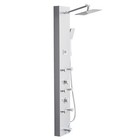 Colonne de douche en acier inox avec jet de massage et effet pluie 4 modes