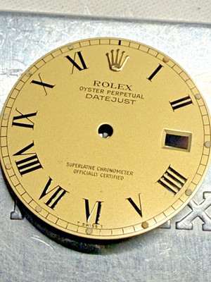 Rolex Ziffernblatt Oyster Perpetual Datejust Durchmesser 2,8 cm 835er Silber