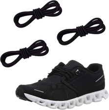 3 Pairs Elastic Shoelaces Replacement for on Cloud Running Shoes,Stretch Oval Sh