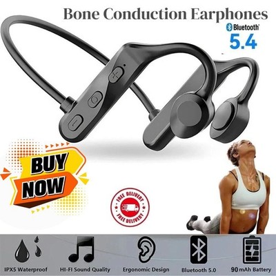 Knochenleitungskopfhörer Bluetooth 5.2 Wireless Open-Ear Ohrhörer Sport Headset