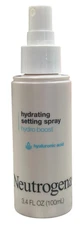 Neutrogena Hydro Boost Hydrating Setting Spray Facial Mist Hyaluronic Acid 3.4oz