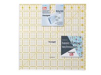 Prym 611480 Omnigrid Universal-Lineal 9,5 X 9,5 Inch Mit Lineal Fibel Transparen