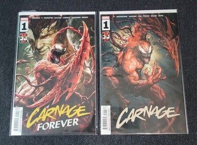Carnage Forever #1 & Carnage #1 (Marvel Comics 2022)