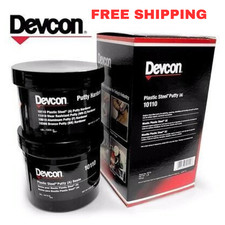 Devcon 10110 Plastic Steel Putty 1 lb. Kit Metal Filled Epoxy Putty Ready Stock
