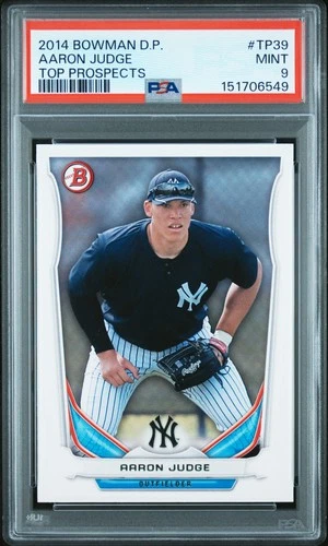 151706549 Aaron Judge 2014 Bowman Draft #TP-39 Top Prospects PSA 9