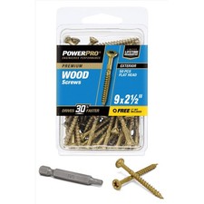 Hillman 42481 Bronze Power Pro Star Flat Head Exterior Deck Screw 8 X 2-12 In.