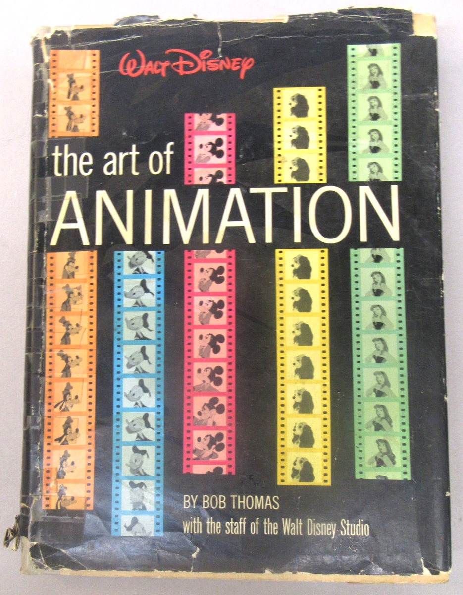 1958 Walt Disney THE ART OF ANIMATION Bob Thomas 1st Edition