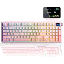 AULA NOVA 99 96% Wireless Mechanical Gaming Keyboard Hot Swap RGB TFT