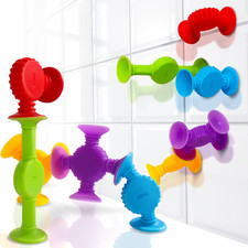 Bath Toys Suction - Connect, Build, Create - Toddler Bath Toys - Hours of Fun 