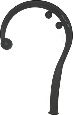 #ad Therapist#x27;s Choice® Pressure Point Hook Cane Back and Neck Massager Black $23.14