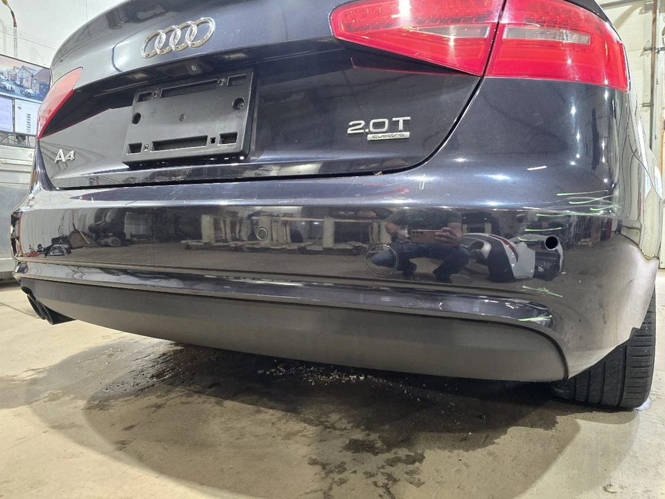 Rear Bumper Sedan Without S Line With Park Assist Fits 13-16 AUDI A4 644899 - Image 2 of 4