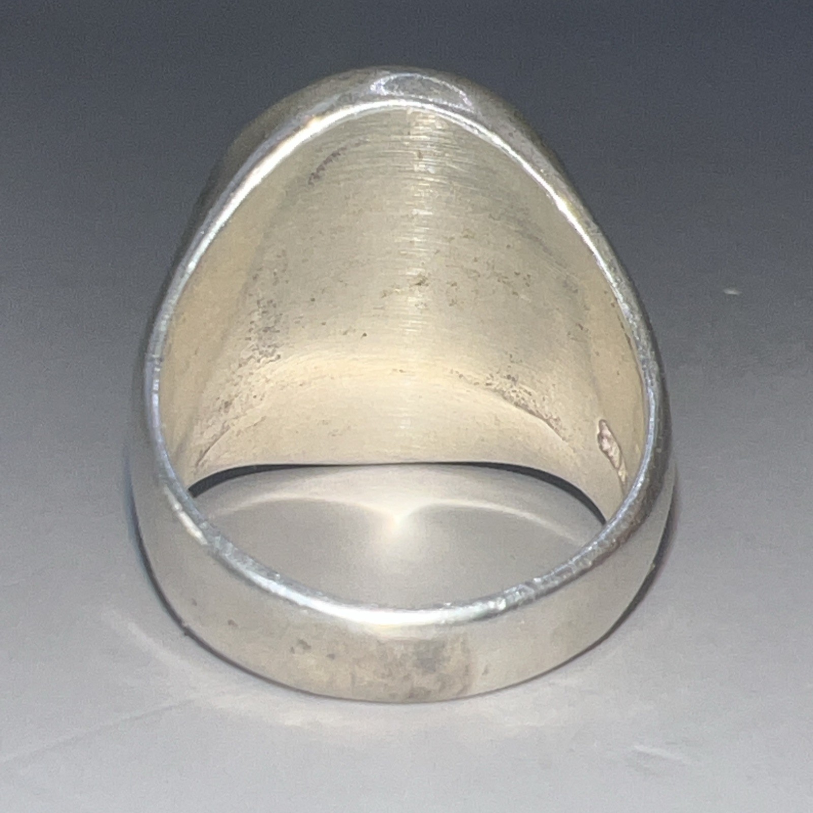 Native American Eagle Design Solid Sterling Signe… - image 4