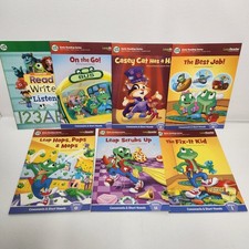 LeapFrog Tag Early Reader Books Lot Of 7 Consonants  Short Vowels  More