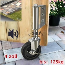 Gefederte St&uuml;tzrolle f&uuml;r Gartentore Tor-St&uuml;tzrad,Torst&uuml;tzrad,4 zoll, max125kg