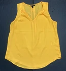 Women's Banana Republic Bright Dark Yellow Blouse Size M EUC