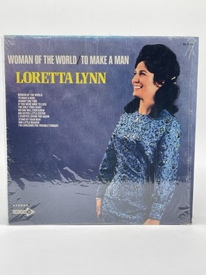 LORETTA LYNN WOMAN OF THE WORLD TO MAKE A MAN 12'' LP VG+ VINYL DECCA SHRINK 1969