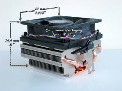 AMD Black Edition Phenom FX Heatsink CPU Cooler Fan for